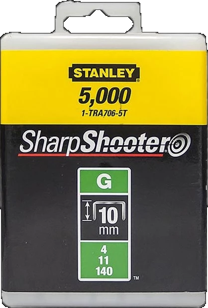 Sponka tip G Stanley 1-TRA706-5T 10 mm, 5000 copë