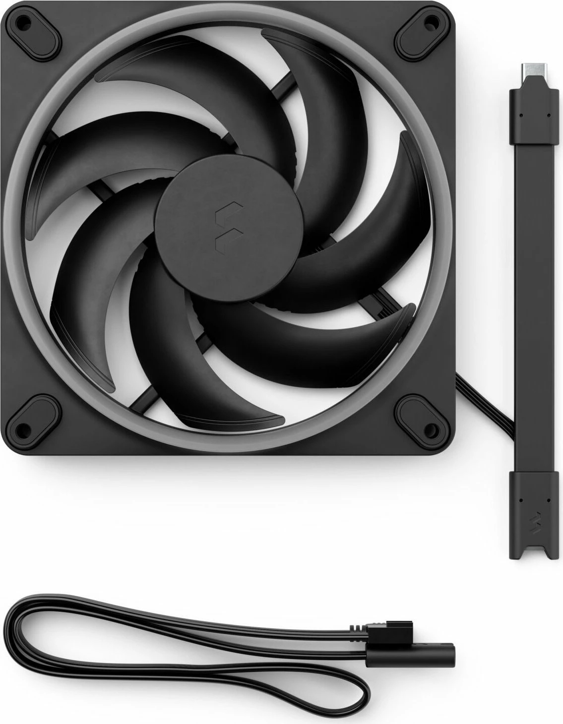 Ventilator PC Fractal Design Momentum 14 RGB 140mm ARGB PWM 3-pack, zi