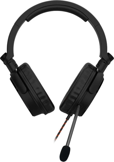 Kufje gaming 4Gamers STEALTH C6-100, me kabllo 3.5mm, stereo, me mikrofon, E zezë