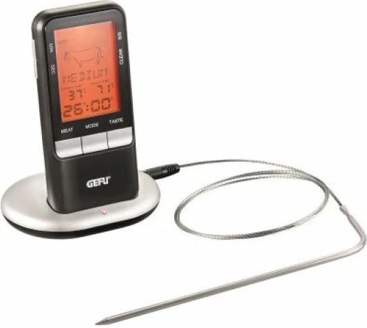 Termometër digjital ushqimi GEFU, inox/zi, set 2 copë