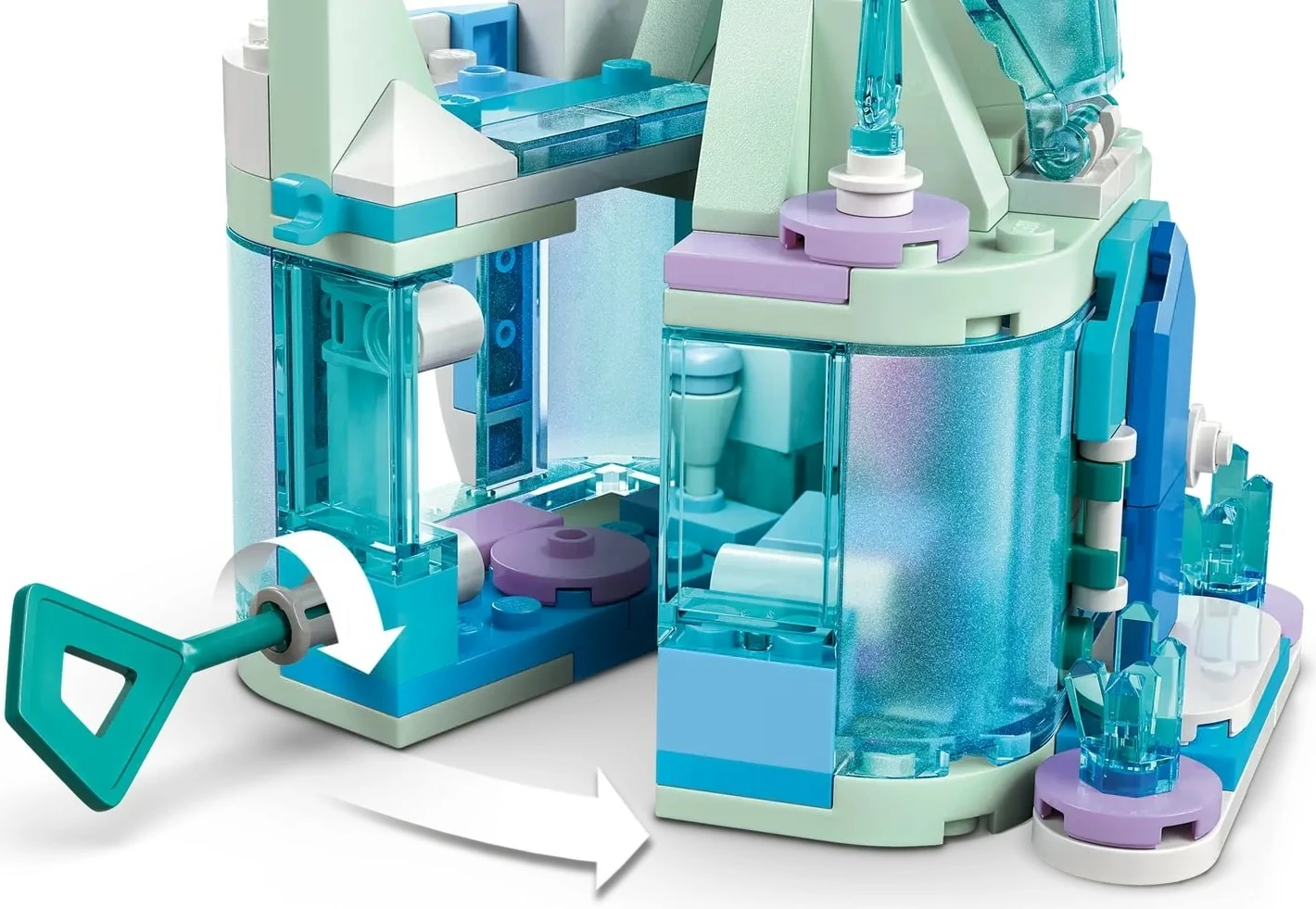 Set lodrash LEGO Disney 43278 Mini Arendelle Castle & Elsa's Ice Palace, 306 pjesë