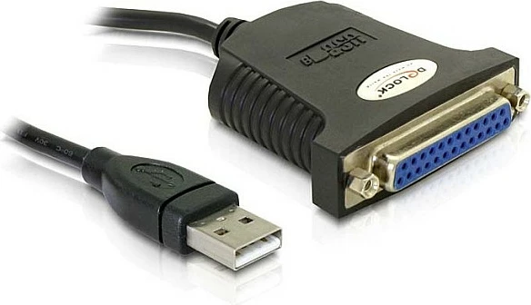 Adapter USB në paralel DeLOCK, 0.8m