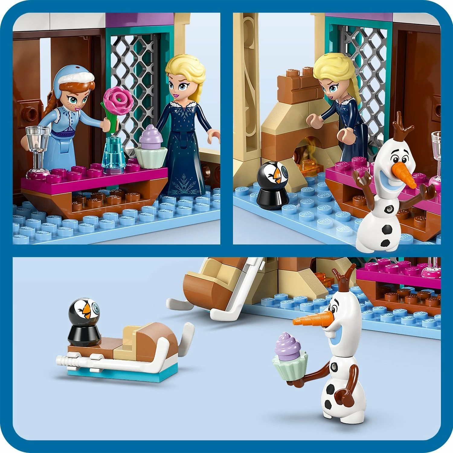 Set LEGO Disney Frozen Arendelle Castle 43265, 177 copë, 5+