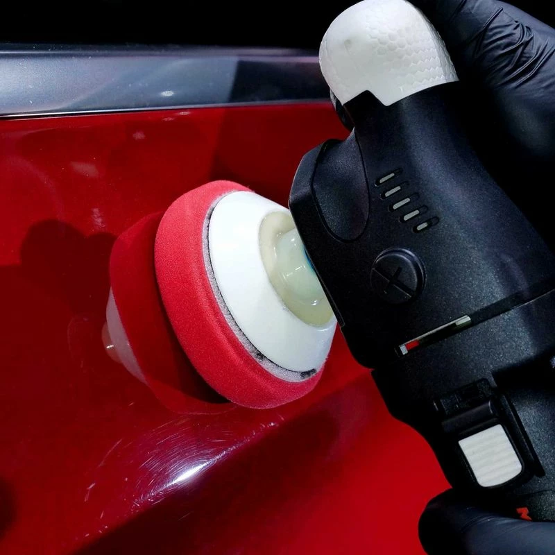 Sfungjer Per Polirim I Sheshte Me Prerje Kuqe 6"