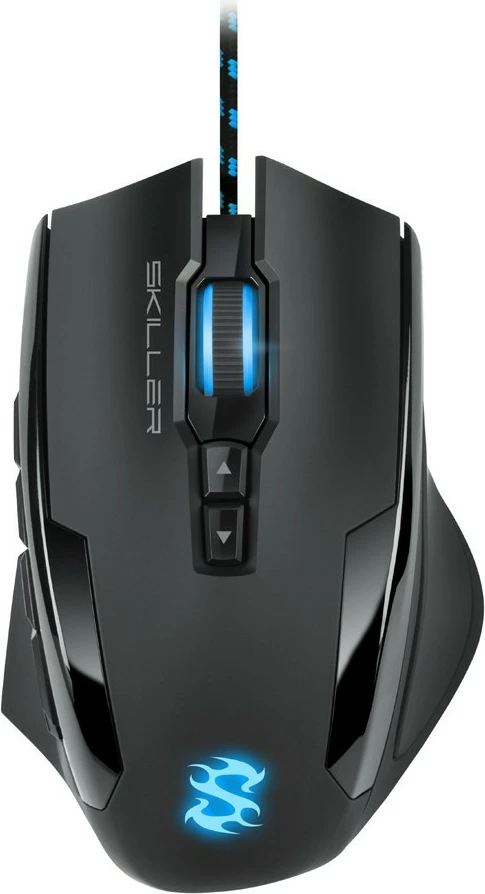 Maus gaming Sharkoon Skiller SGM1, 12 butona, me kabllo, i zi