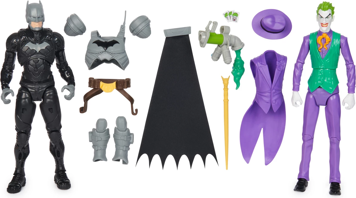 Set lodër për fëmijë DC Adventures Batman vs The Joker 30cm 