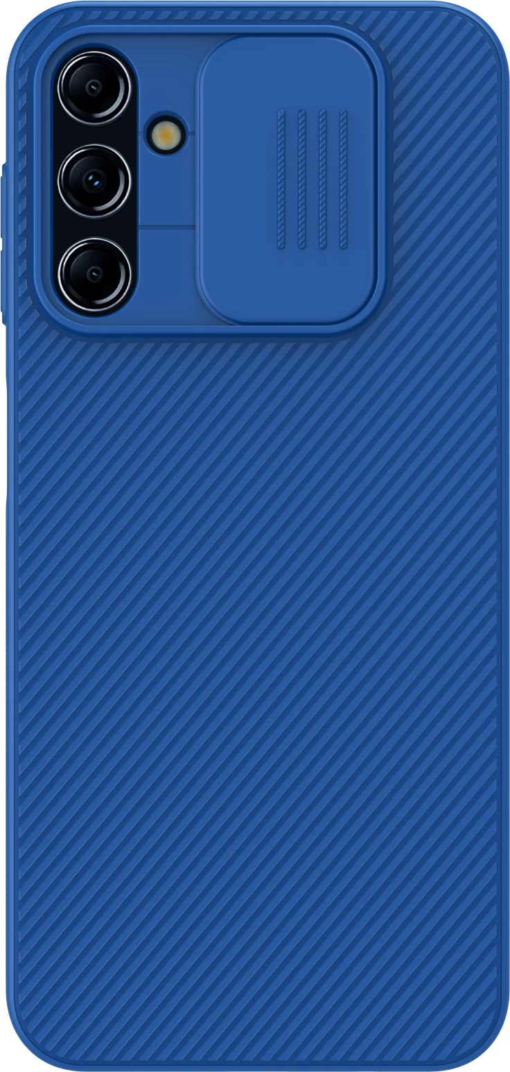 Mbështjellës Nillkin CamShield Case për Samsung Galaxy A14 5G / Galaxy A14, me kapak kamere, Kaltër