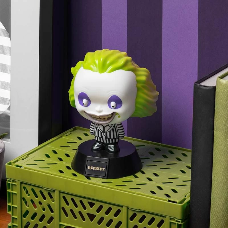 Llambë tavoline Paladone Beetlejuice Icon Desk Lamp V2, 10 cm, me bateri 2xAAA
