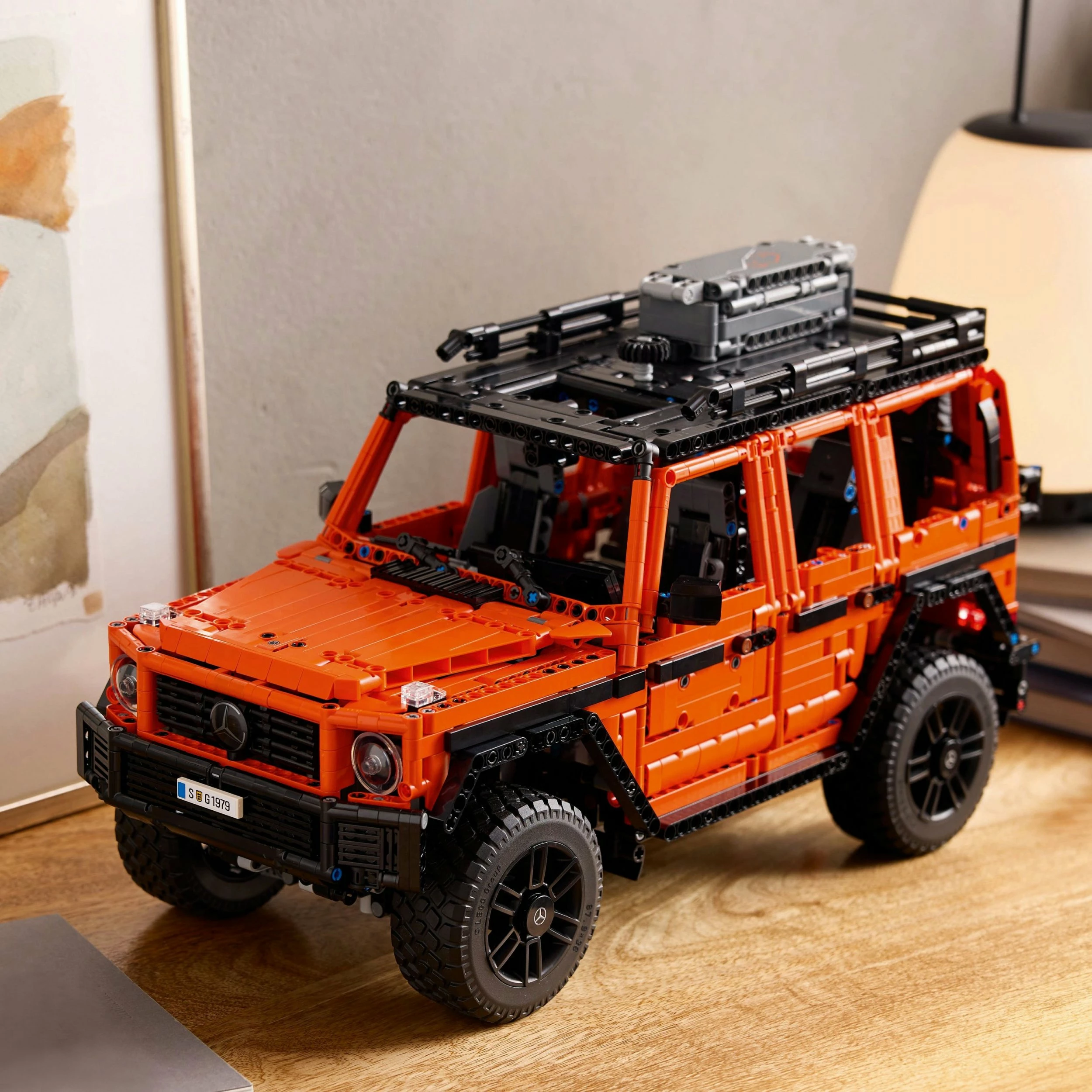 Set ndërtimi LEGO Technic Mercedes-Benz G 500 PROFESSIONAL Line 42177, 2891 copë, portokalli
