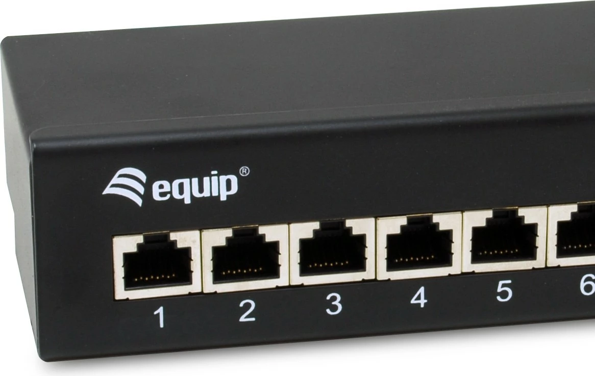 Aksesor rrjeti Equip 326621, 8 porte, 10GBase-T, RJ-45, Cat6a, e zezë