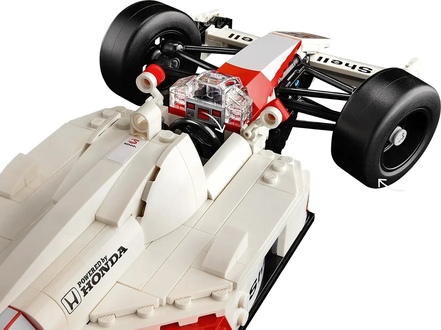 Set LEGO ICONS McLaren MP4/4 & Ayrton Senna