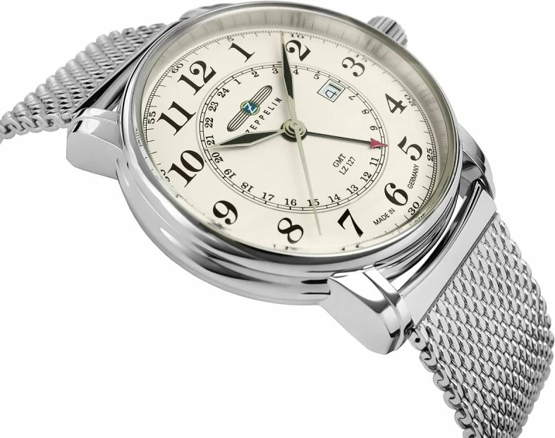 Orë dore për meshkuj Zeppelin, e zezë