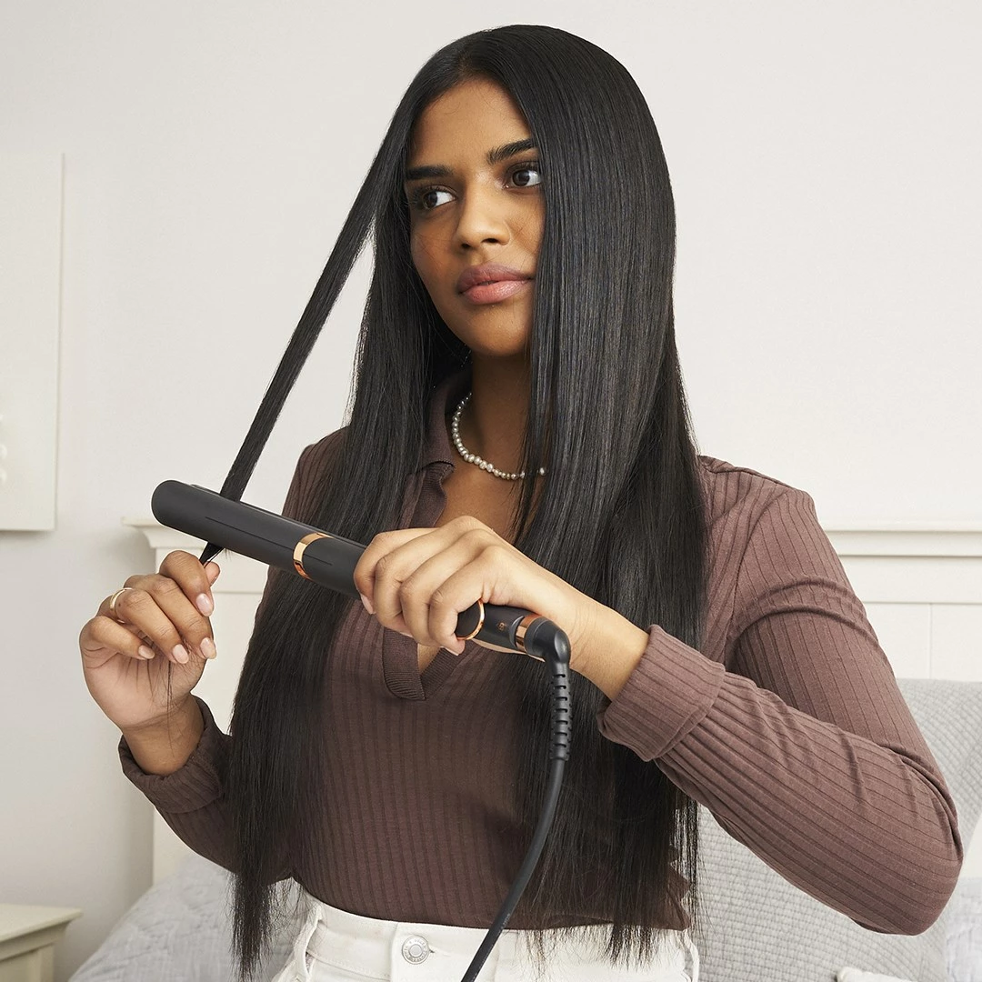 Hekur drejtimi flokësh Babyliss ST394E, 42 W, i zi
