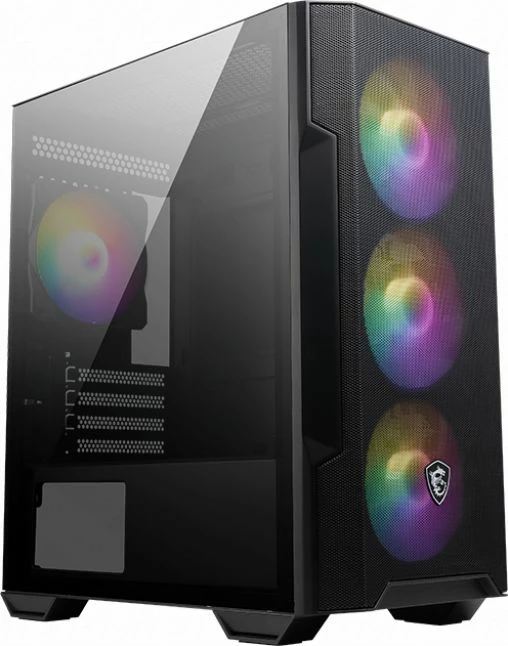Kasë MSI MAG Forge M100R (306-7G20R21-809) Mini Tower Micro-ATX/Mini-ITX RGB, e zezë, pa furnizim energjie