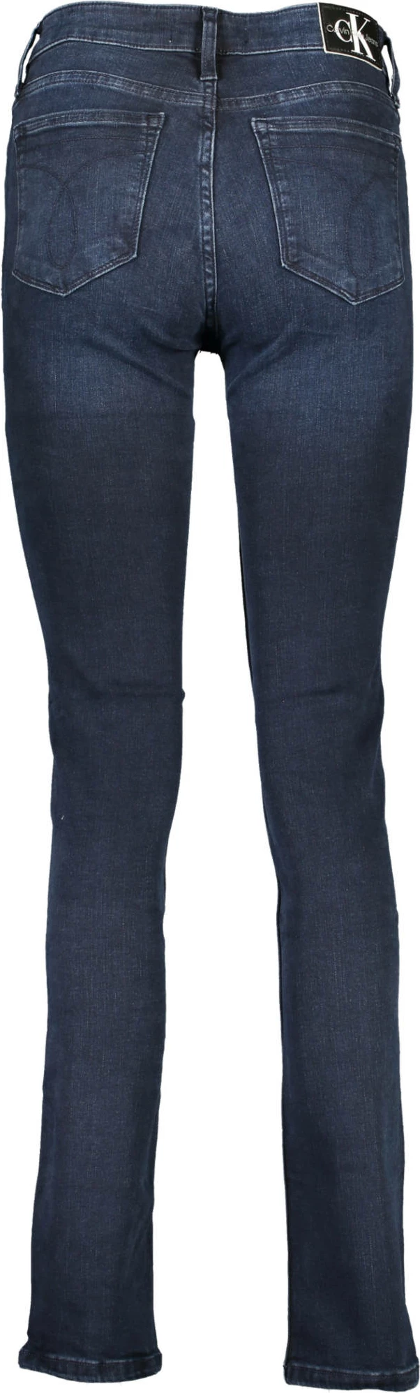 Pantallona xhins CALVIN KLEIN slim për femra, të kaltra [Madhësia: W25 L32]