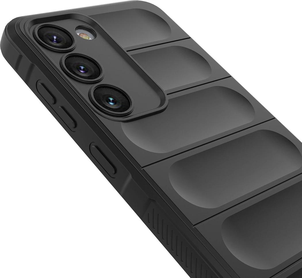 Mbështjellës Hurtel Magic Shield Case për Samsung Galaxy S23+, i zi