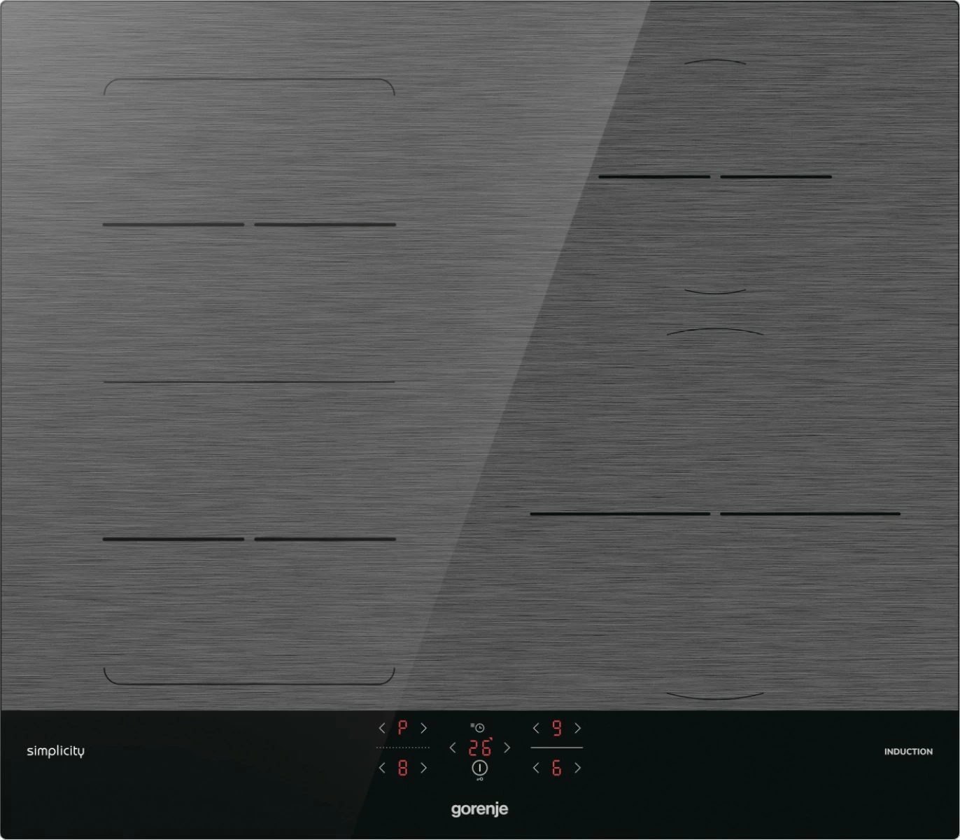 Pllakë gatimi me induksion Gorenje GI6421SYB, 4 zona, e zezë