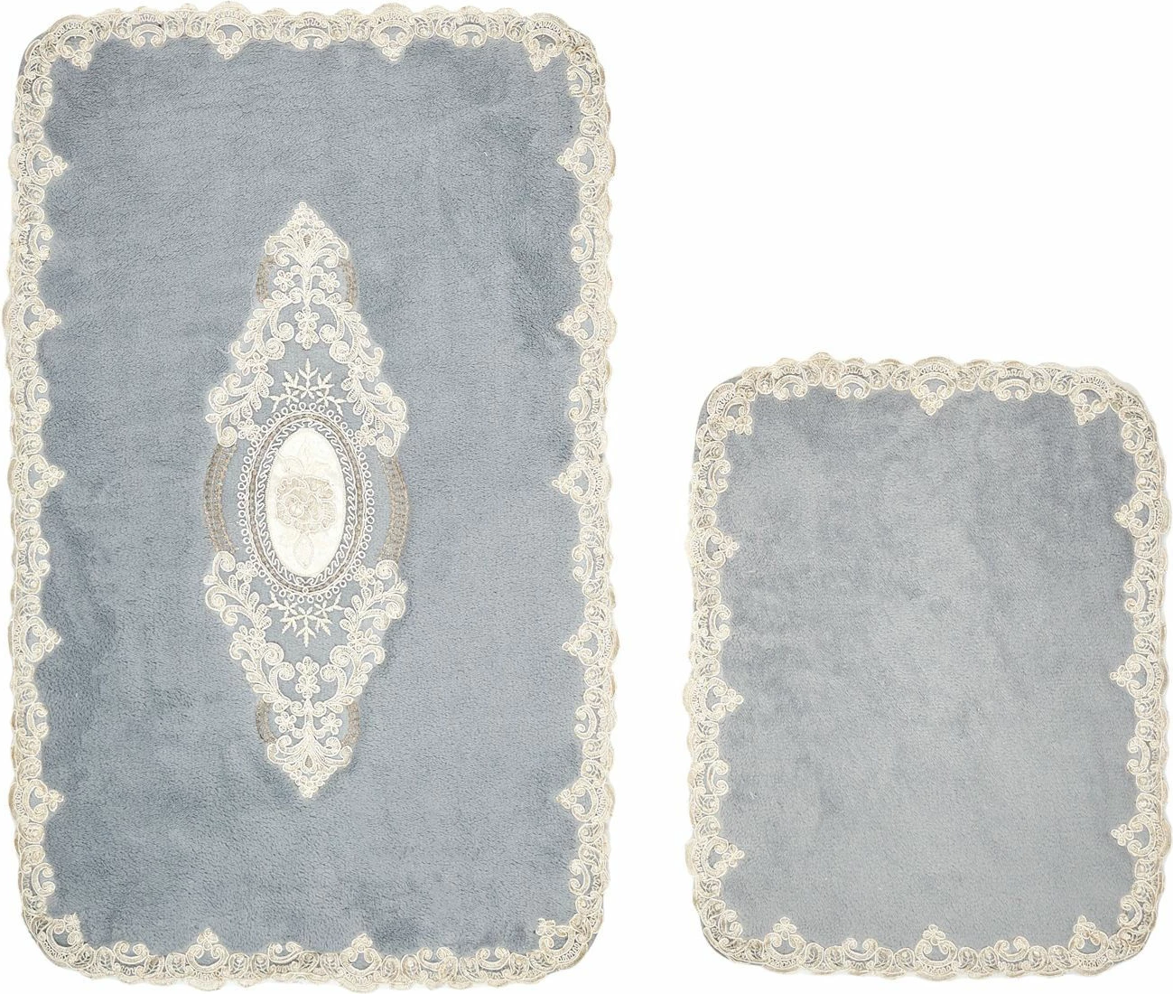 Set tapetash për banjo (2 copë), Mijölnir, Selonya D, ngjyrë gri