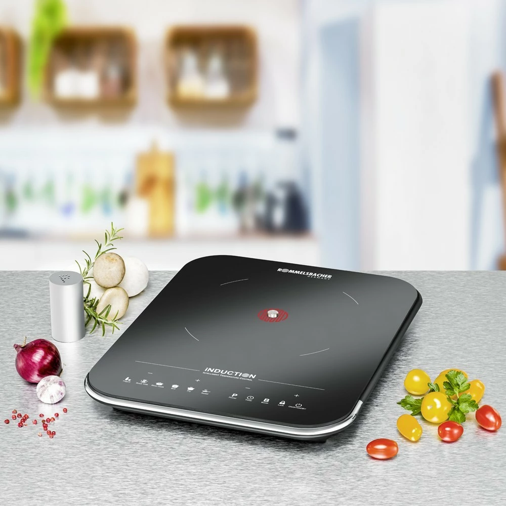 Plitë induksioni Rommelsbacher CTS 2000/IN, 1 zonë, e zezë, argjendtë