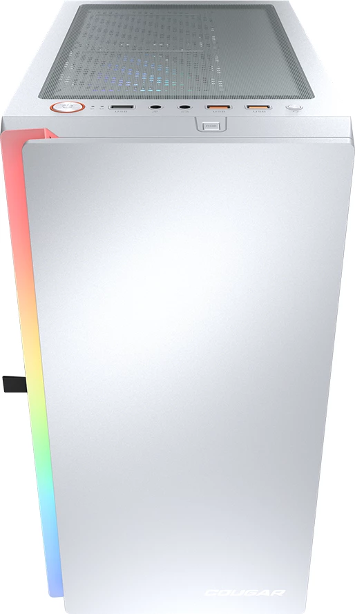 Kasë COUGAR Purity RGB Mini Tower për Micro-ATX/Mini-ITX, xham i temperuar, RGB, e bardhë