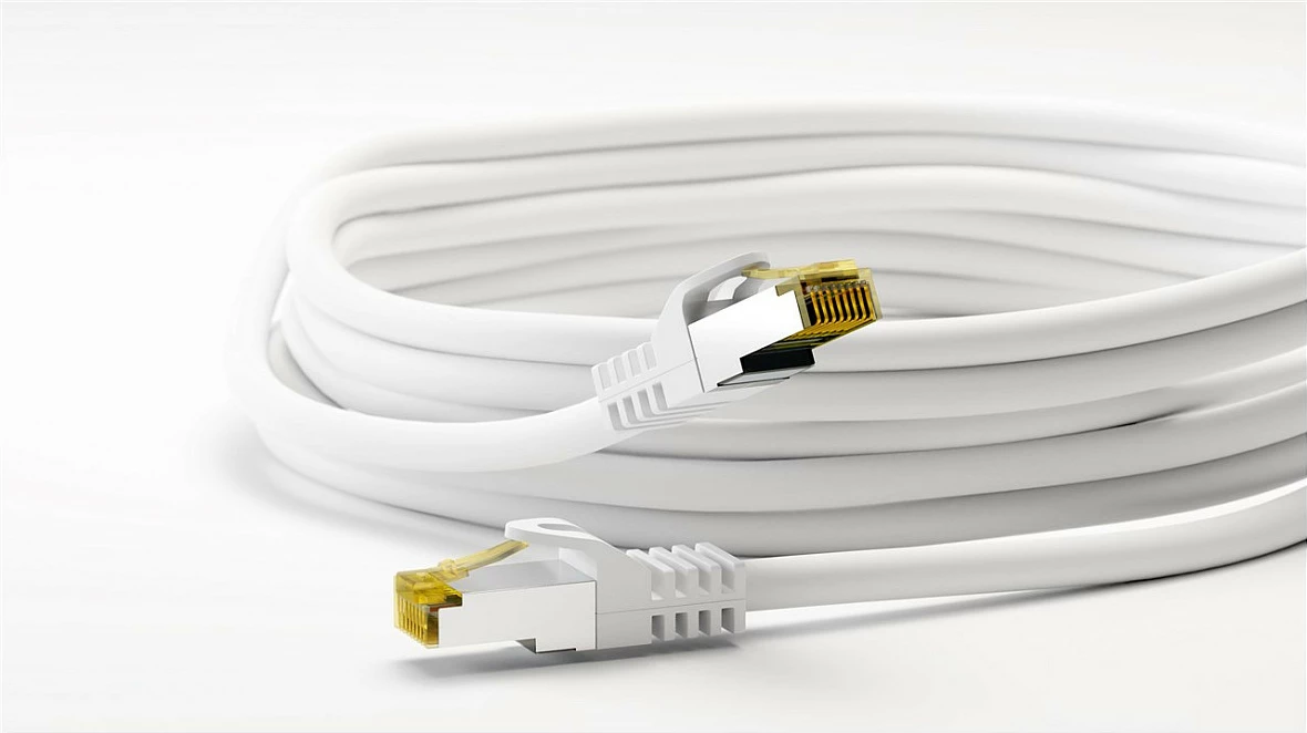 Kabllo rrjeti Goobay RJ-45 Cat 7 SFTP, 3 m, 500 MHz, e bardhë