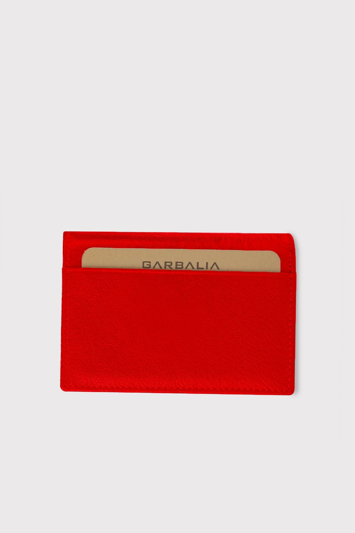 Mbajtës kartelash lëkurë, i kuq, Zoozie Bags, Vera