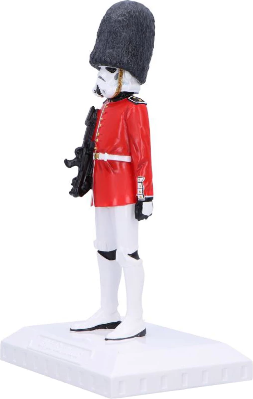 Figurinë NEMESIS NOW Stormtrooper Royal Guard prej rezine, e pikturuar me dorë, kuqe/zezë, në kuti dhurate