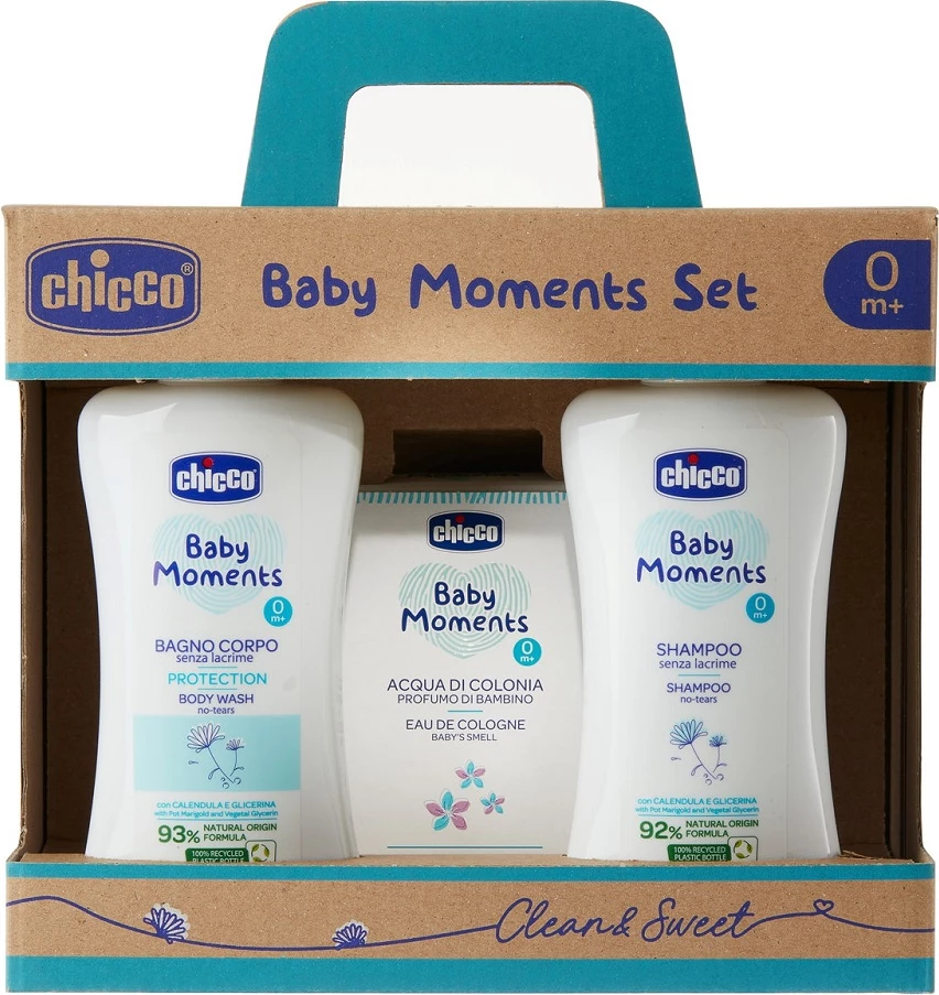 Set për fëmijë Chicco Baby Moments, 3 copë