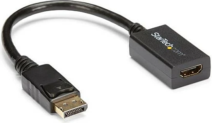 Adapter kabllo DisplayPort në HDMI StarTech DP2HDMI2, 0.21 m, 1080p, i zi