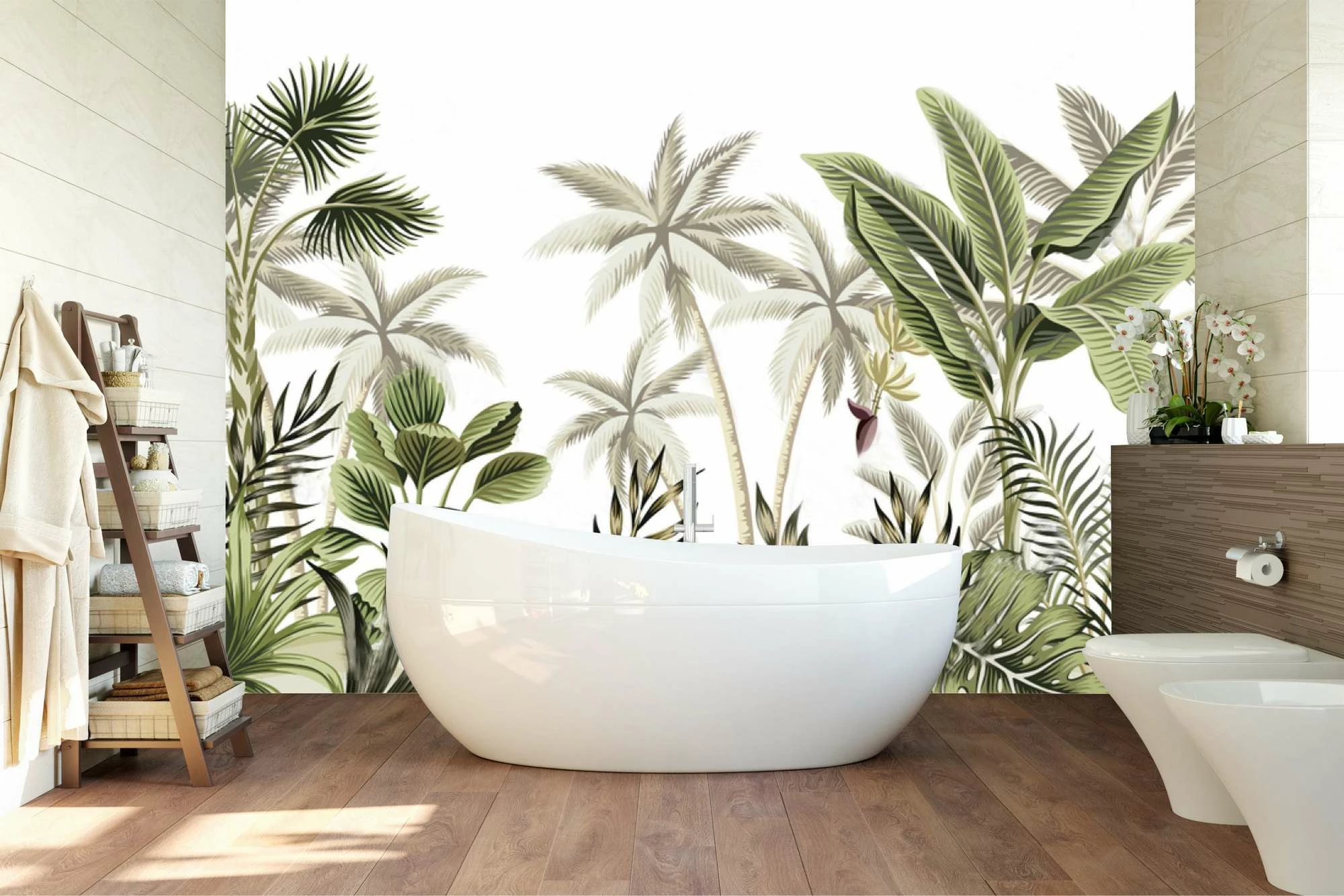 Murale muri Wallity, MDK-00163, 300x270cm