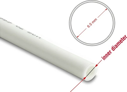 Zorrë pneumatike DeLOCK 10 x 6.5 mm, 50 m, e bardhë