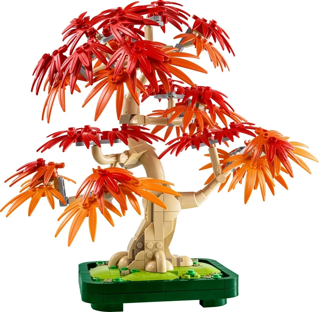 Set LEGO Japanese Red Maple Bonsai Tree 10348, për të rritur, 220mm, e kuqe/portokalli