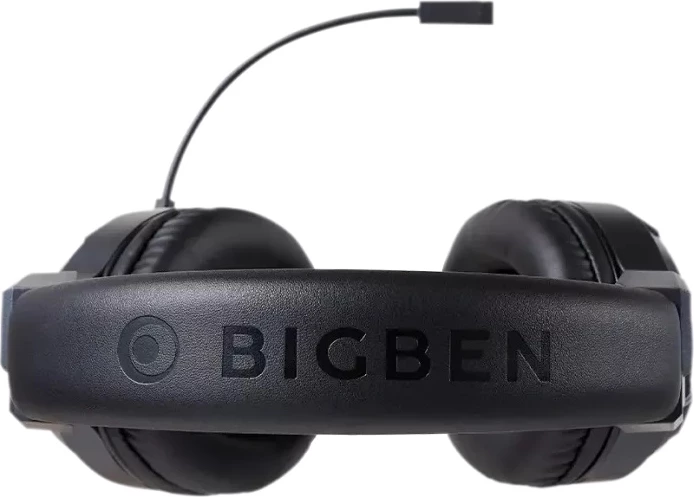 Kufje gaming Bigben V3 stereo me kabllo 2.2 m për PS4, me mikrofon, Titanium