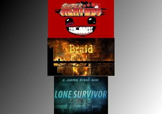 Super Meat Boy + Lone Survivor + Braid EN Global