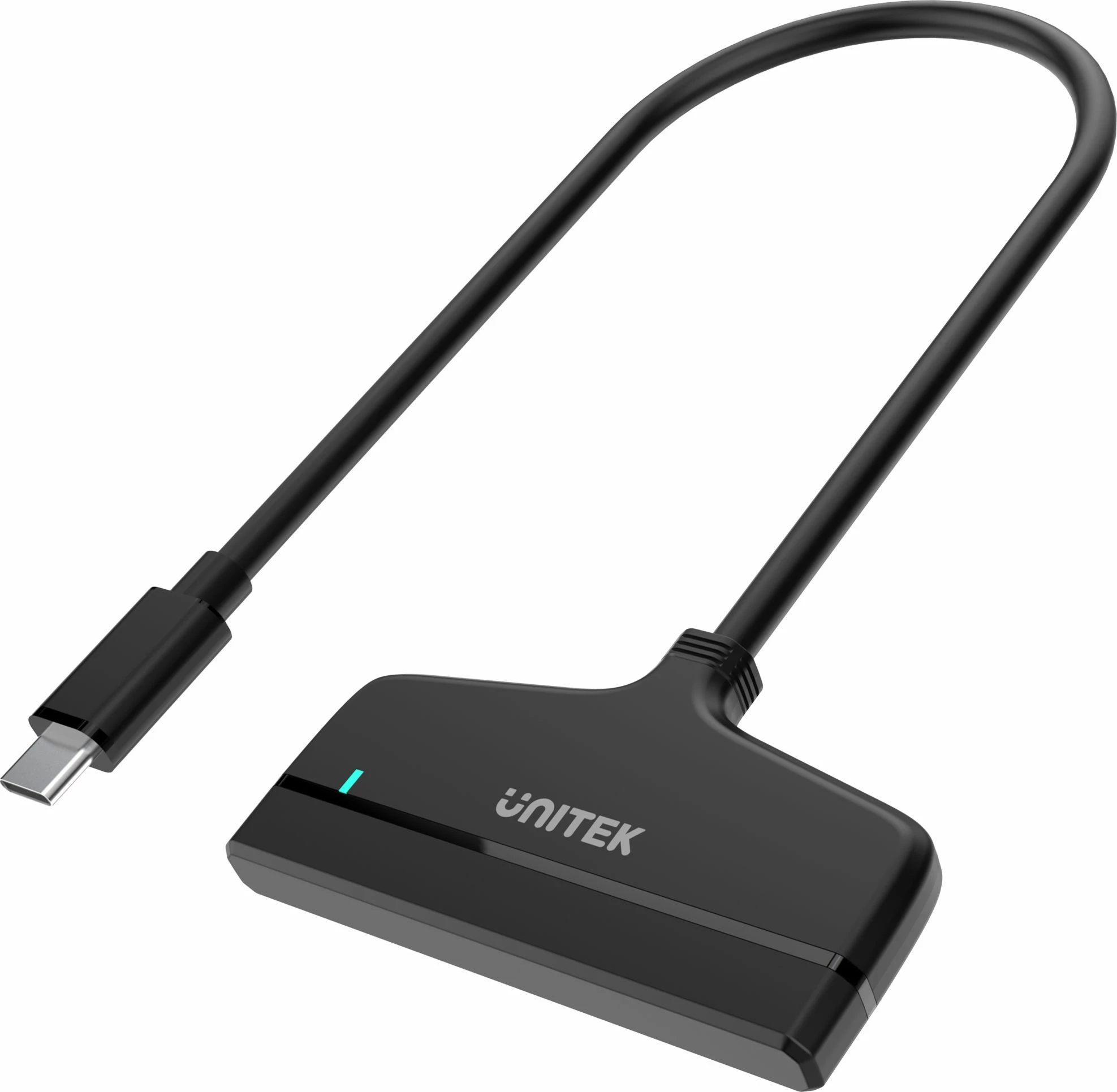 Adapter USB-C në SATA III Unitek Y-1096A, 6Gbps, për HDD/SSD 2.5", UASP, i zi