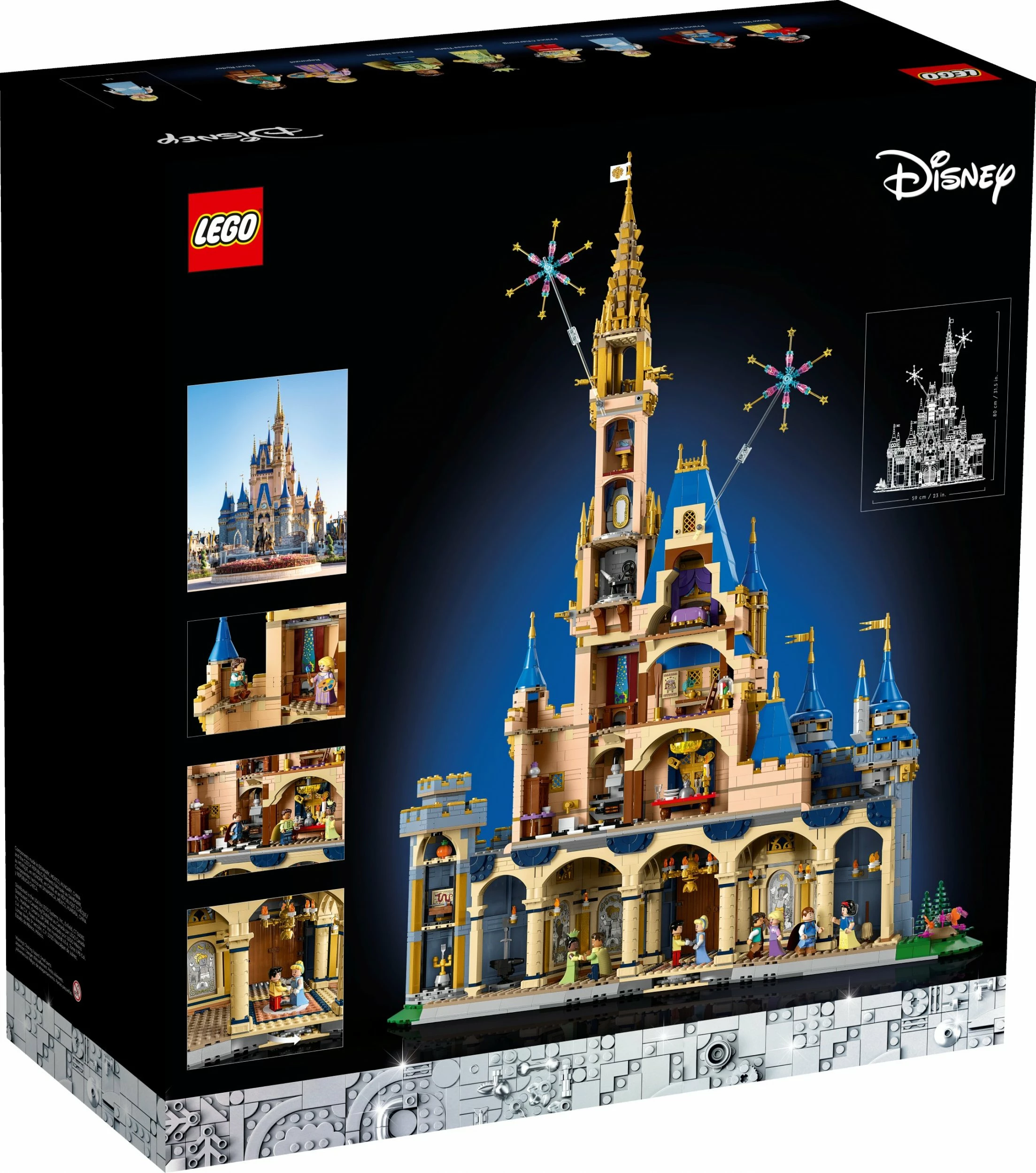 Set ndërtimi LEGO Disney Castle 43222, 4837 pjesë (18+)