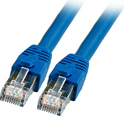 Kabllo rrjeti EFB Elektronik K5528BL.3, Cat8.1, 3 m, S/FTP, RJ45, 40Gbps, blu