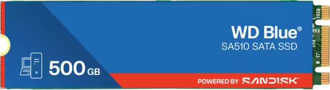 SSD disk SanDisk WD Blue SA510 500GB M.2 2280 SATA 6Gb/s, kaltër