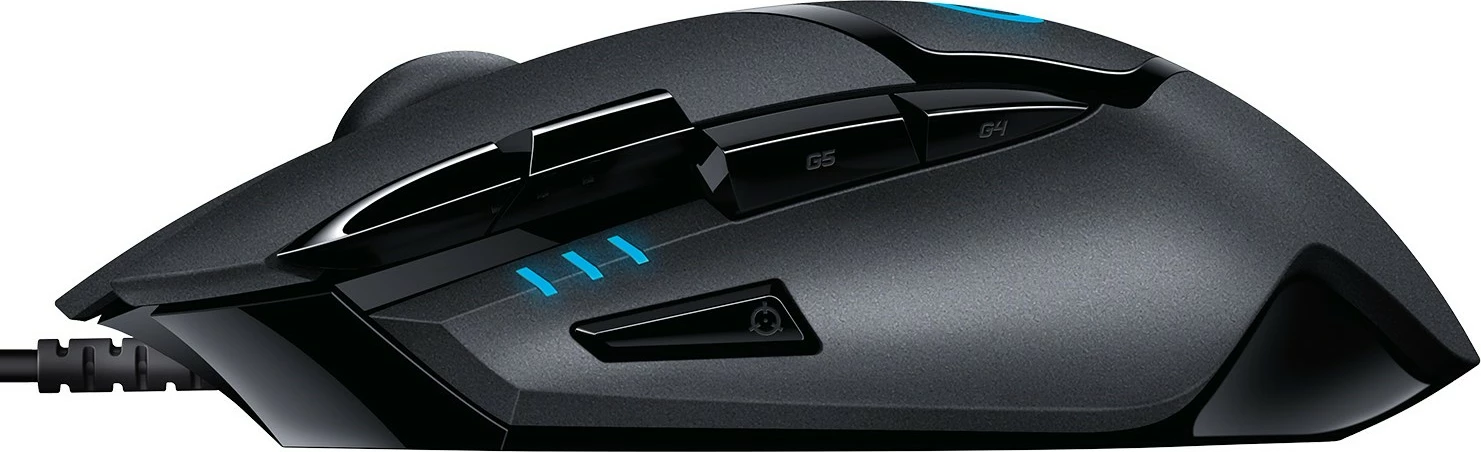 Maus Logitech G G402 Hyperion Fury, FPS Gaming, 4000 DPI, 1 ms, e zezë