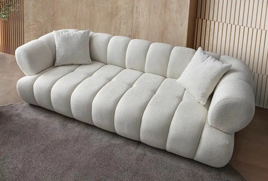 Divan treshe Petra, Atelier del Sofa, i bardhë