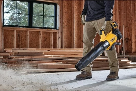 Fshesë gjethe me bateri DeWALT DCMBL562P1-QW, 18V, 5Ah, Verdhë