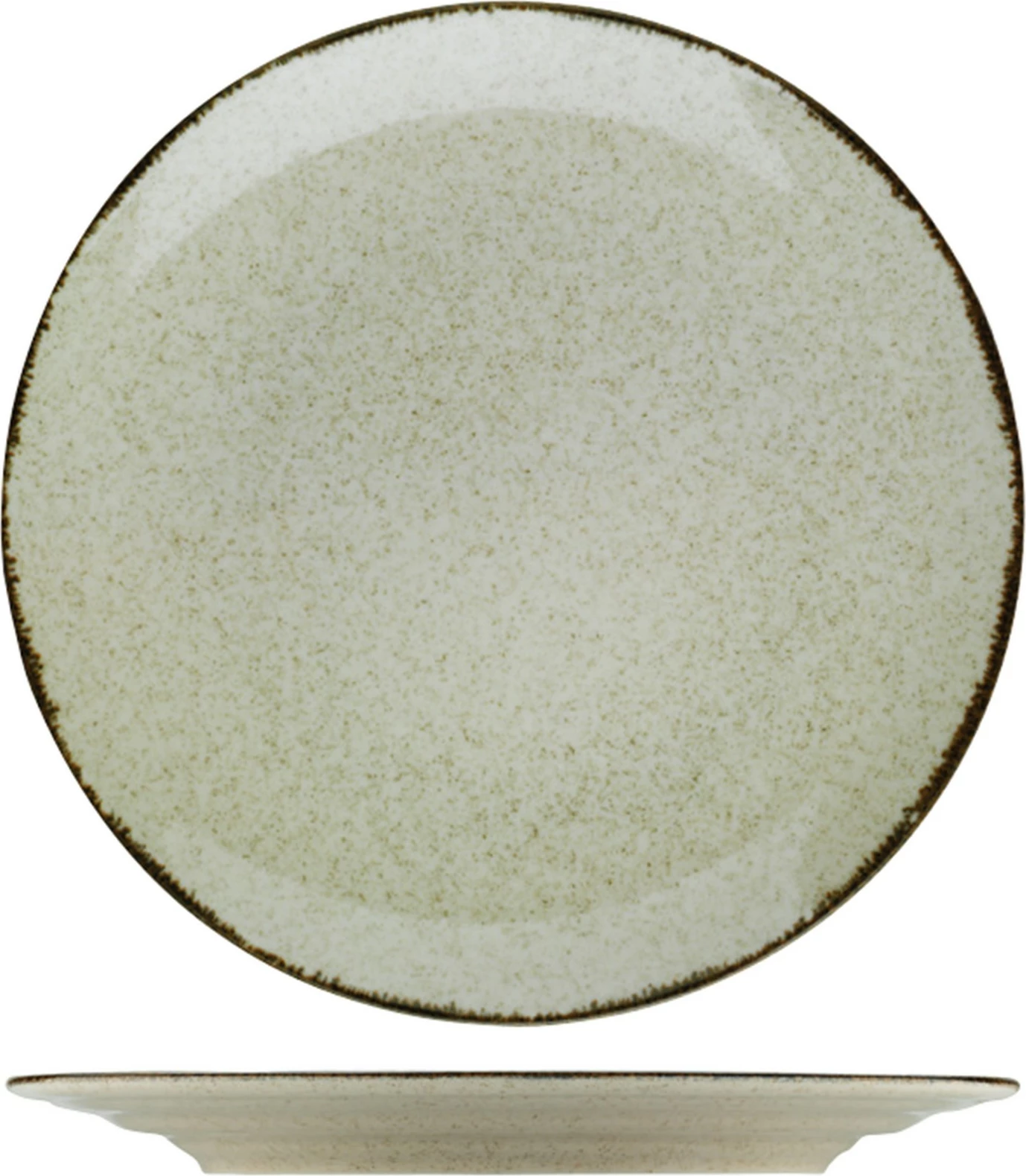Set darke prej porcelani, 24 pjesë, Hermia, CXEO24Y2730P02, ngjyrë kanelle