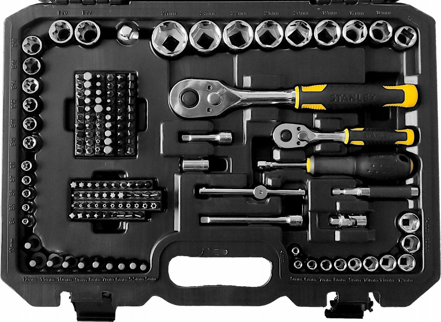 Set veglash Stanley STMT17380-1, 175 copë, 1/4\"-1/2\"