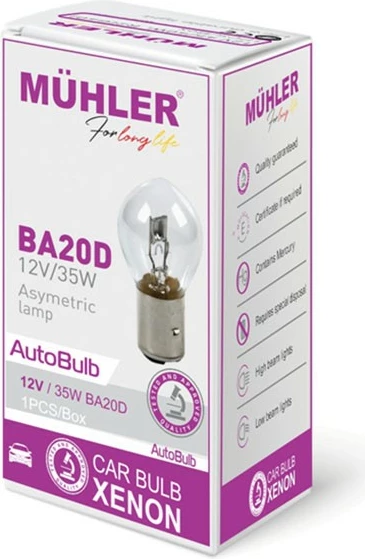 Lampa 12v35w S2 Ba20d  Kuti Muhler