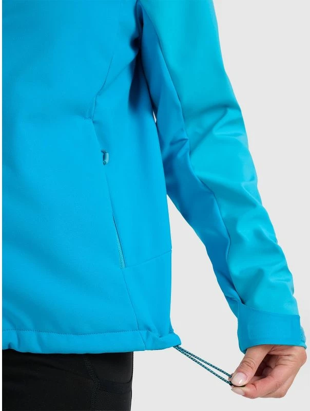 Jakne softshell për femra 4F, kaltër