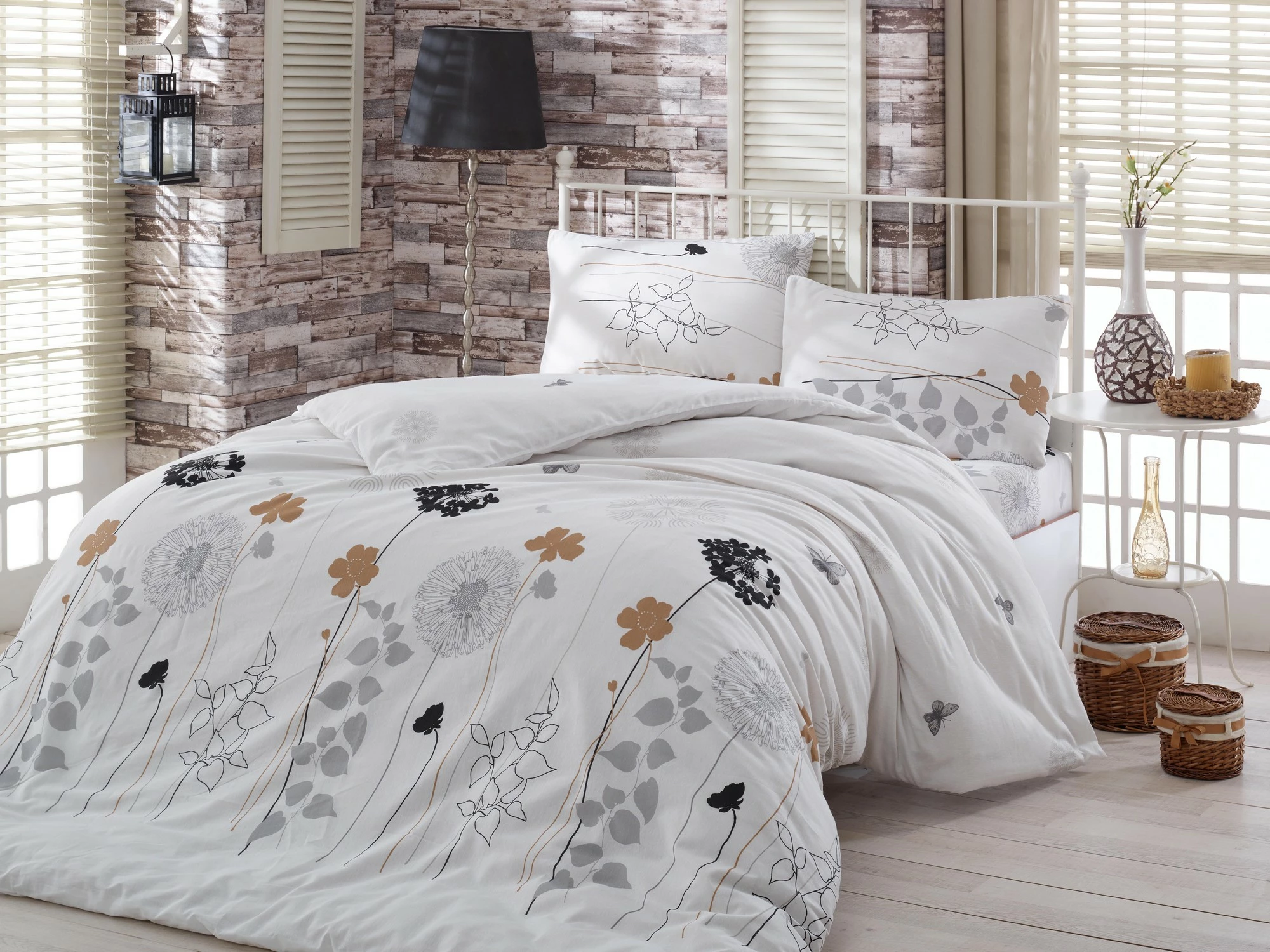 Set mbulesë jorgani Single XXL, L'essentiel, Atlantis, e bardhë