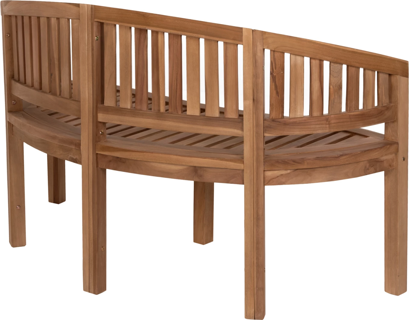 Stol dy vendesh CAPO FH9539 dru TEAK ngjyrë natyrale 149x59x86Hcm