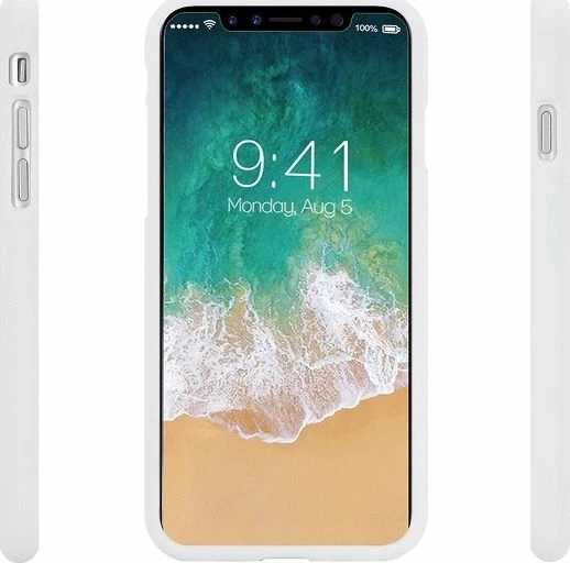 Mbështjellës LeanToys Mercury Goospery Soft Feeling për Samsung Galaxy A7 2018, i bardhë