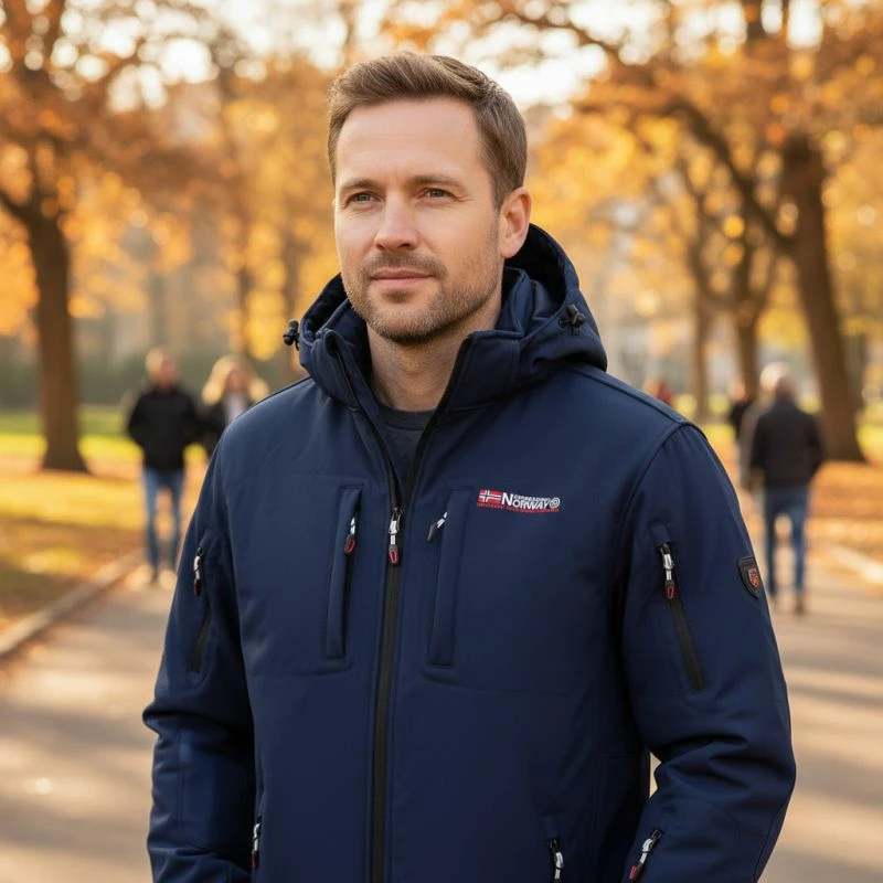 Jakne për meshkuj Geographical Norway navy blue [Madhësia: S]