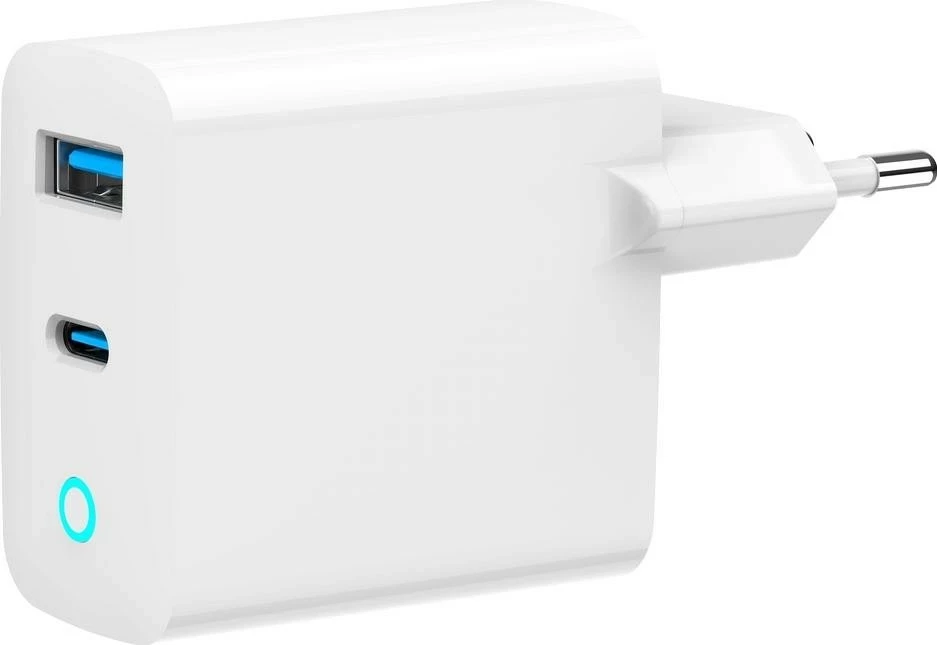 Karikues Gembird GaN USB QC3.0 18W Type-C 65W, i bardhë